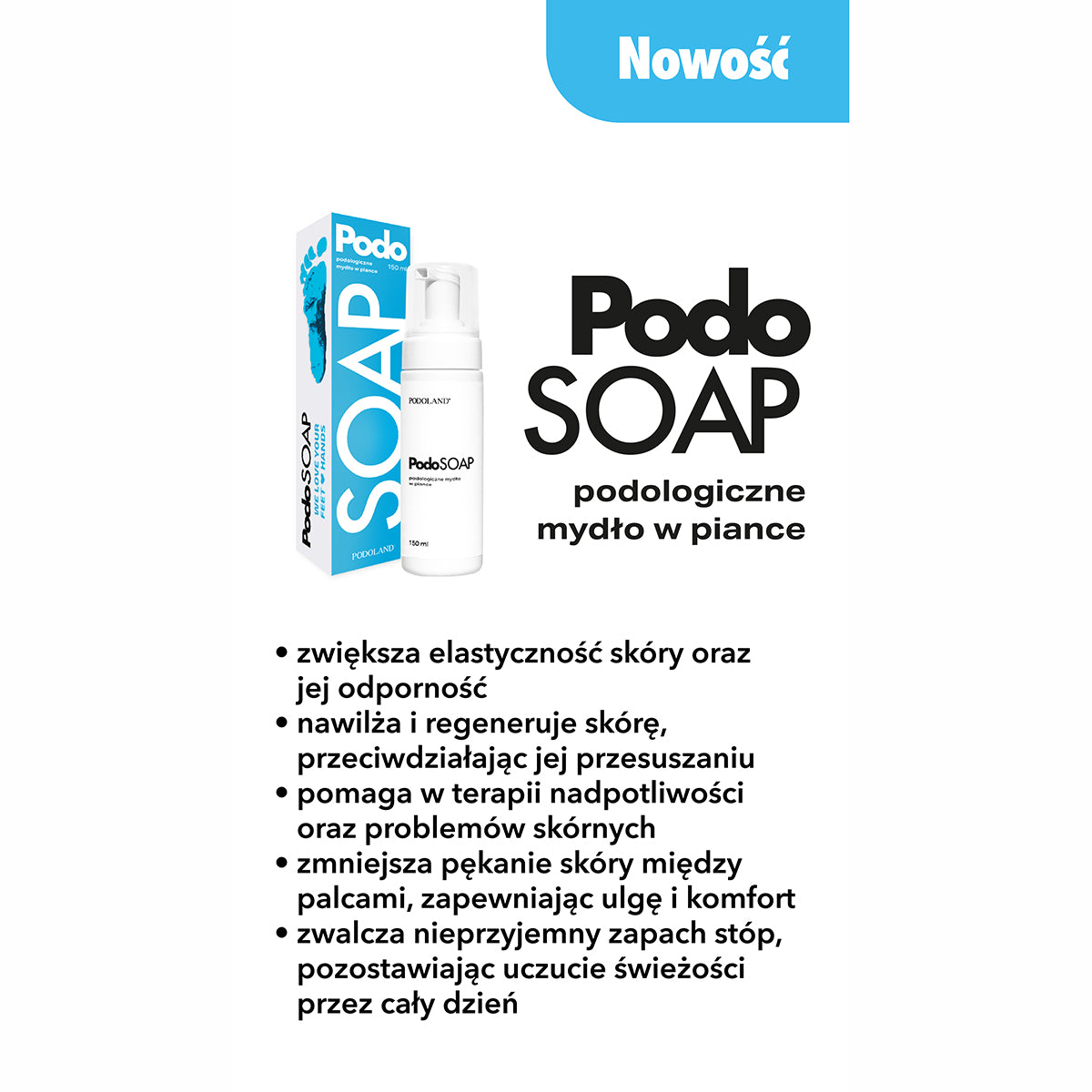 Podoland Podosoap podological soap in foam 100 ml
