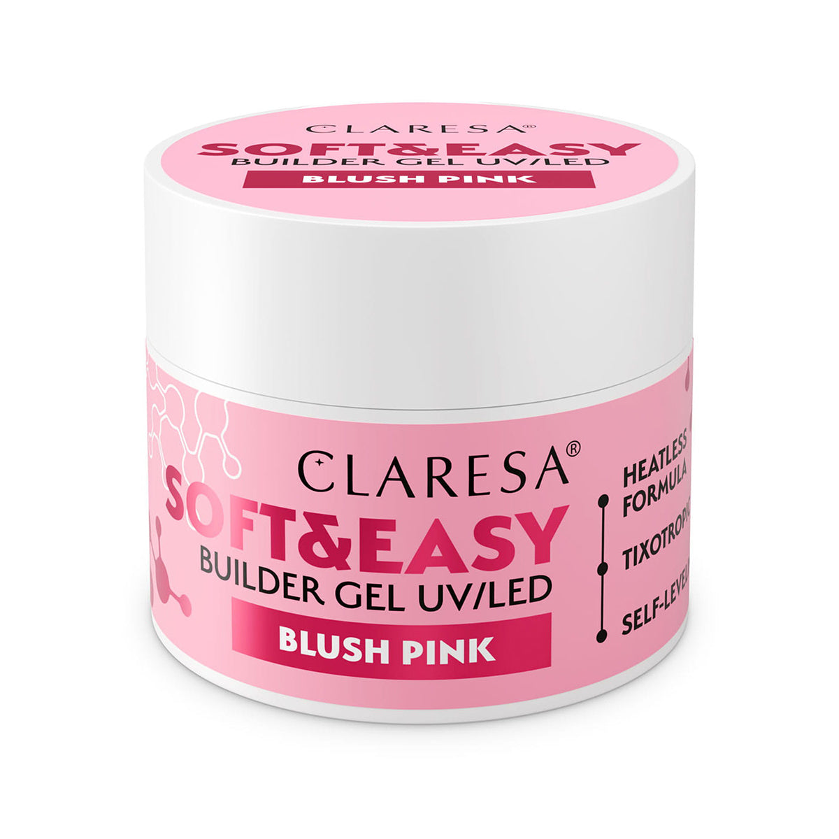 Claresa Soft&Easy blush pink stavební gel 90g