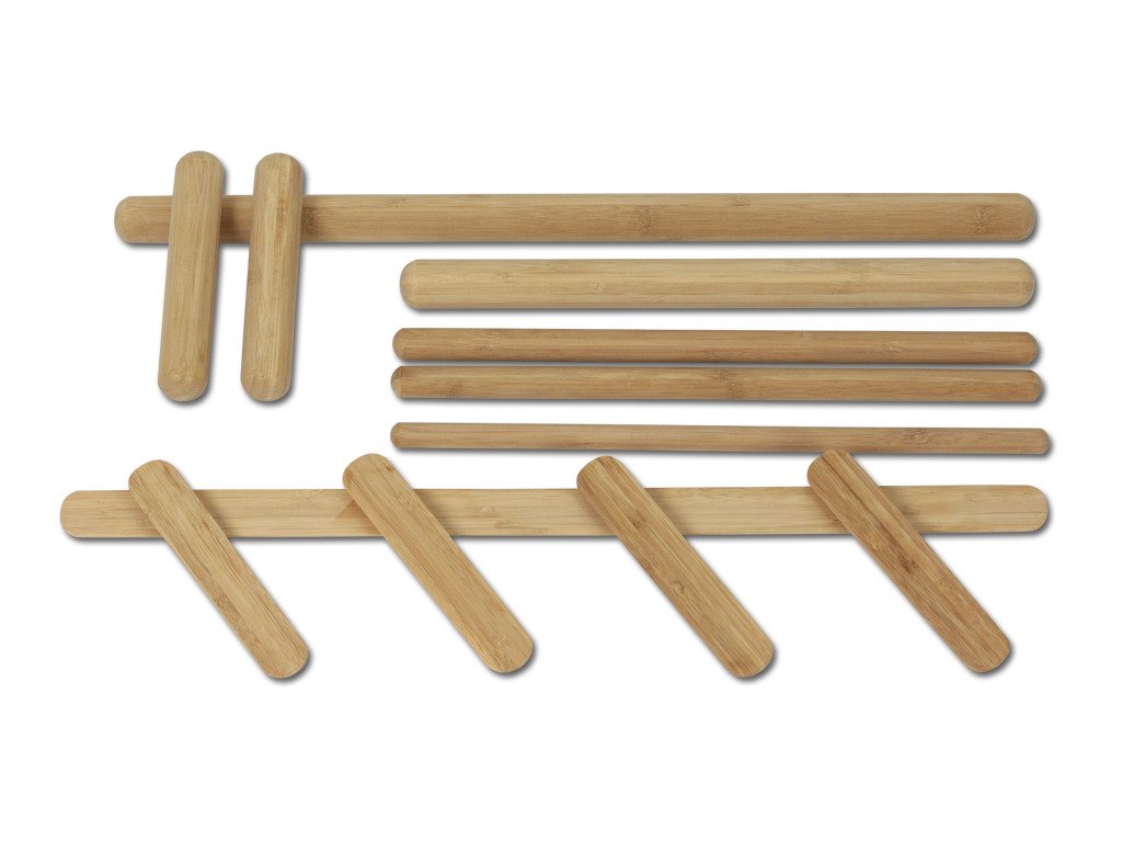 Bamboo massage  sticks set