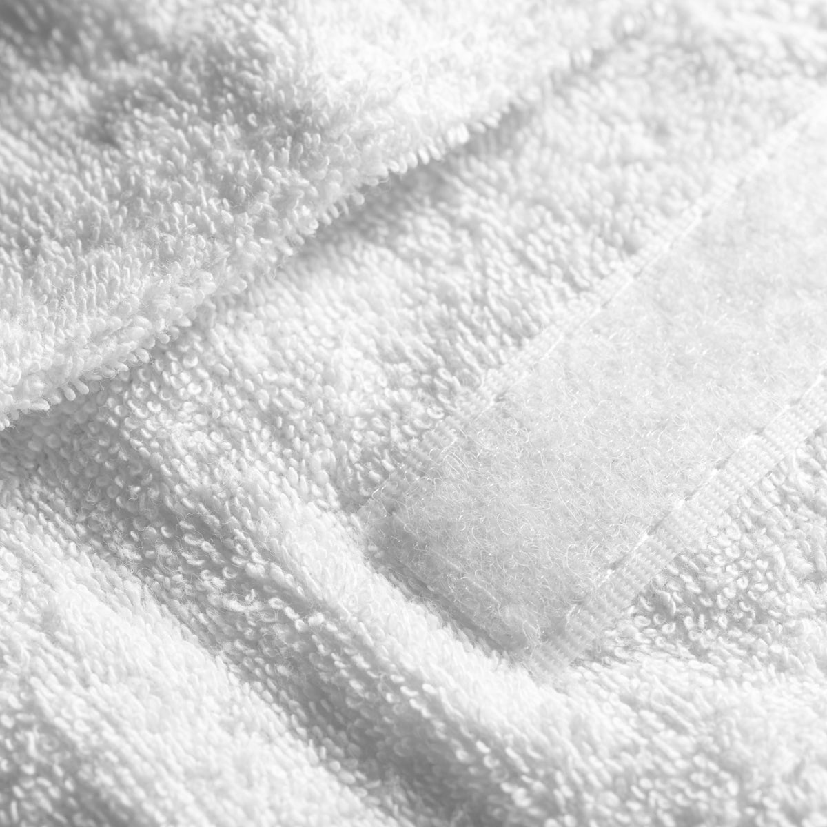 Bílá froté čelenka