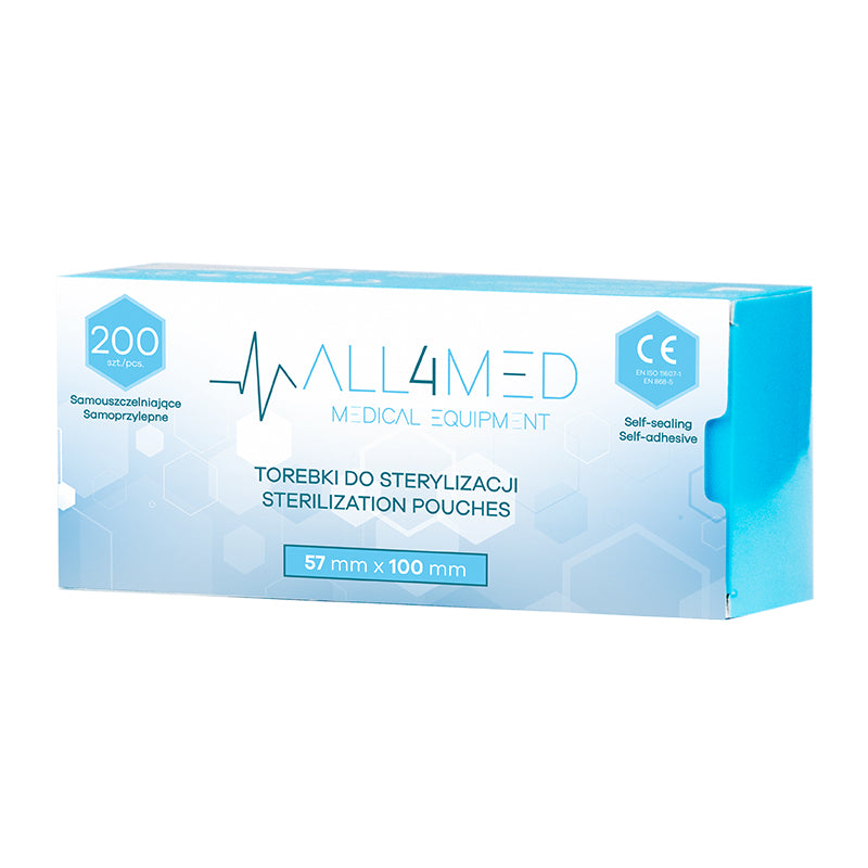 All4med Autoclavable bags 57mm x 100mm 200pcs