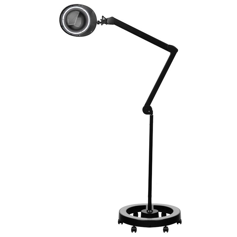Elegante 6025 60 led smd 5d černá zvětšovací lampa se stativem