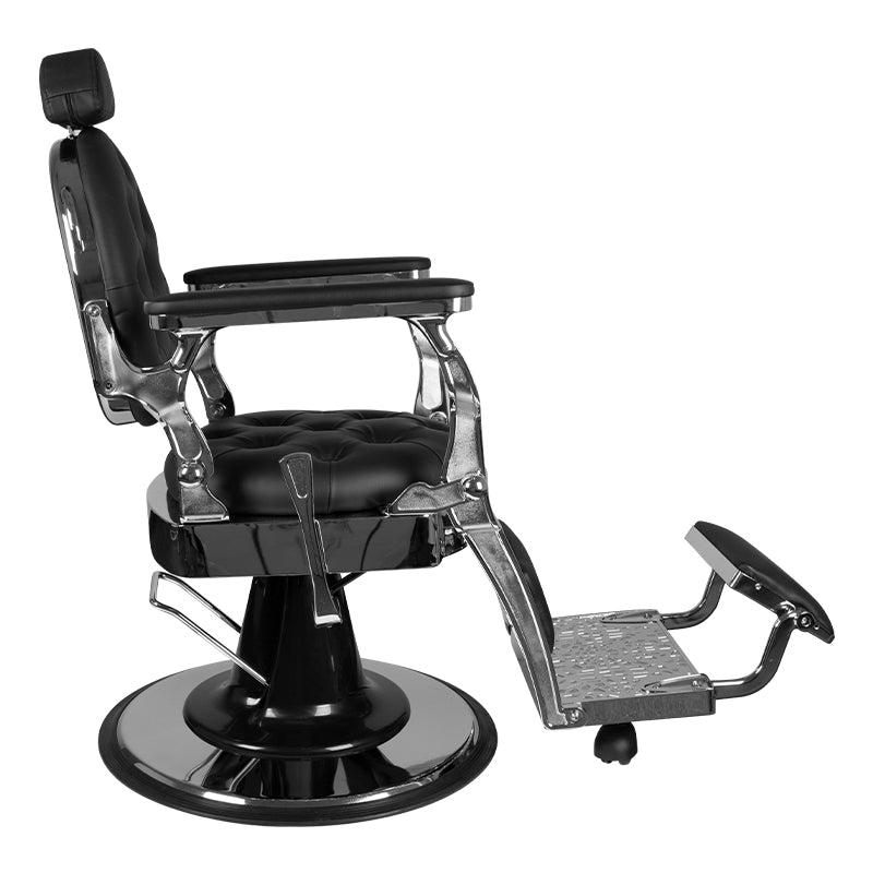 Gabbiano Barber Chair Giulio silver black