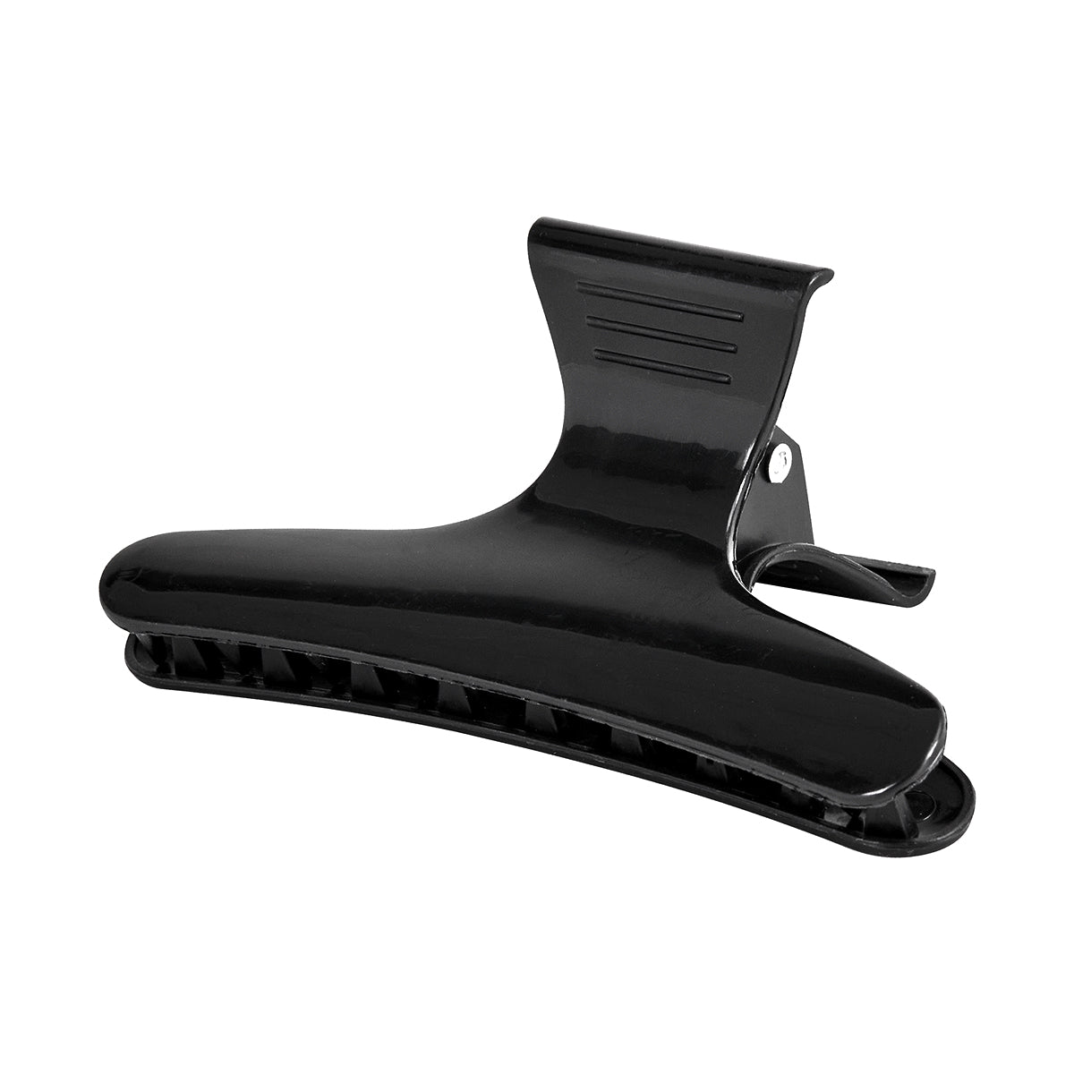 Kadeřnické krabí svorky na vlasy E-54 12 ks černé.