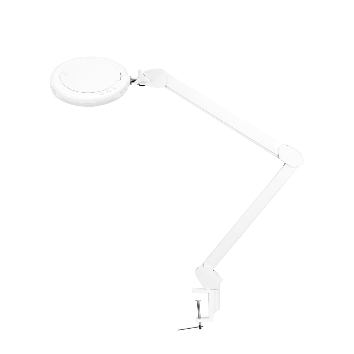 LED lampa s lupou Glow 8021 pro stolní reg. barva světla