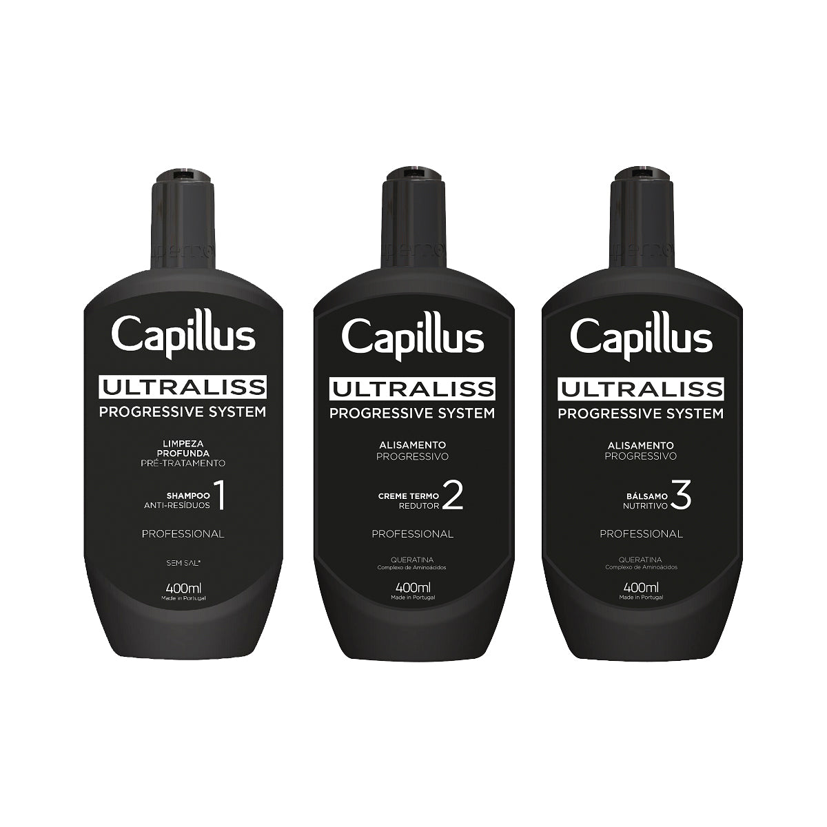 Capillus ultraliss nanoplastika, sada pro nanoplastiku, 3x400 ml