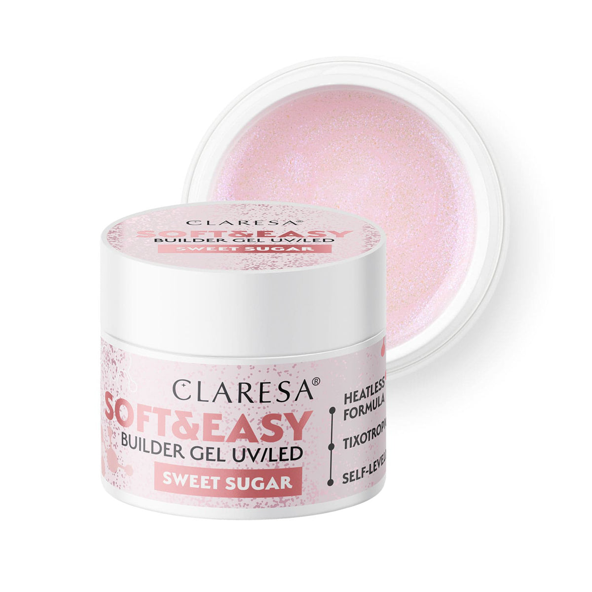 Claresa Soft&Easy gelový stavitel sladký cukr 12g